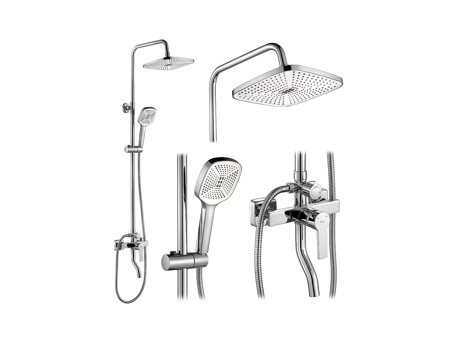Kit De Douche Rea My2021-77C Argus Chrome