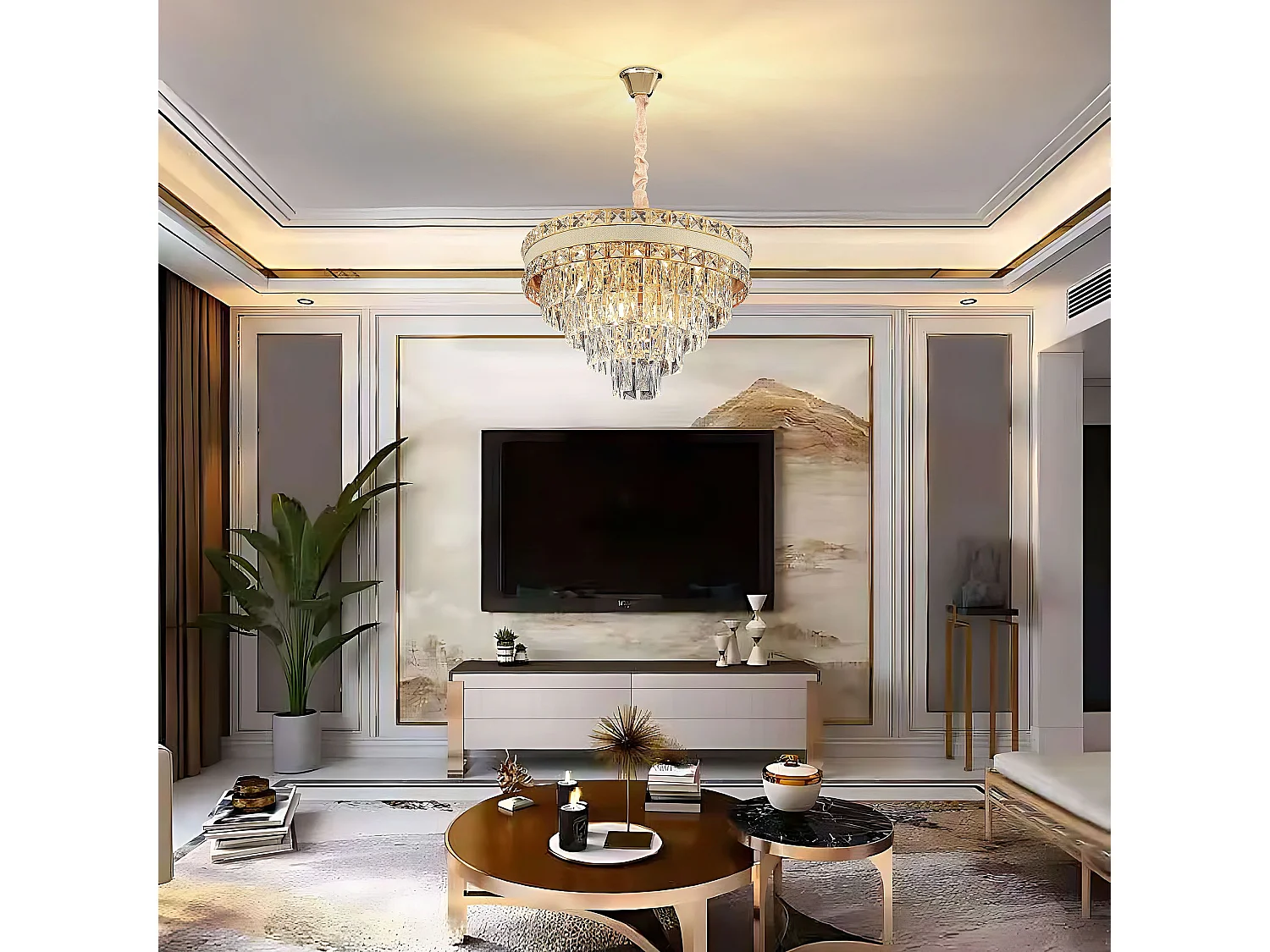 Hanglamp Toolight G048-Cp Gold 50Cm