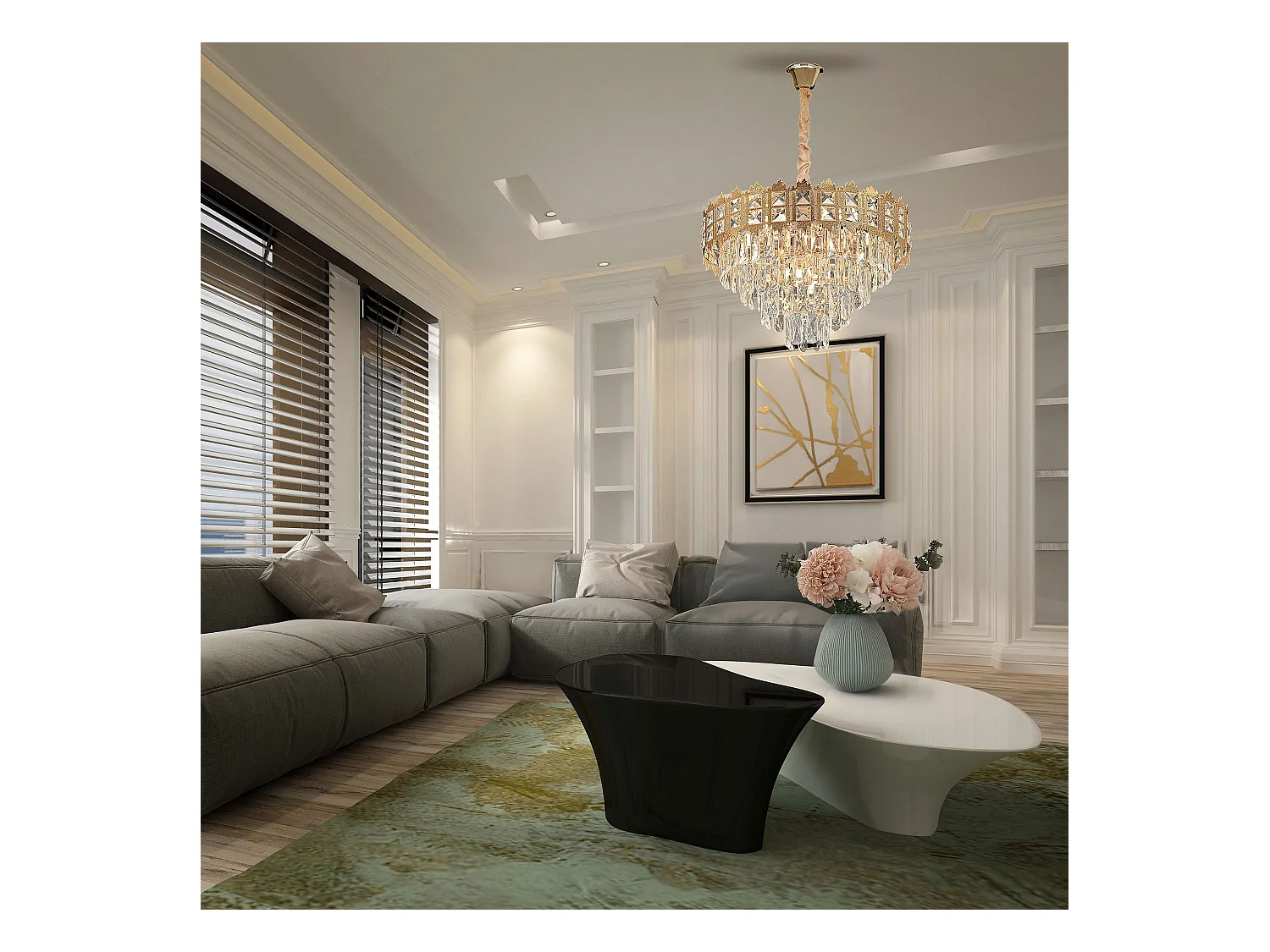 Lampe Suspendue Toolight G049-Cp 60Cm Gold