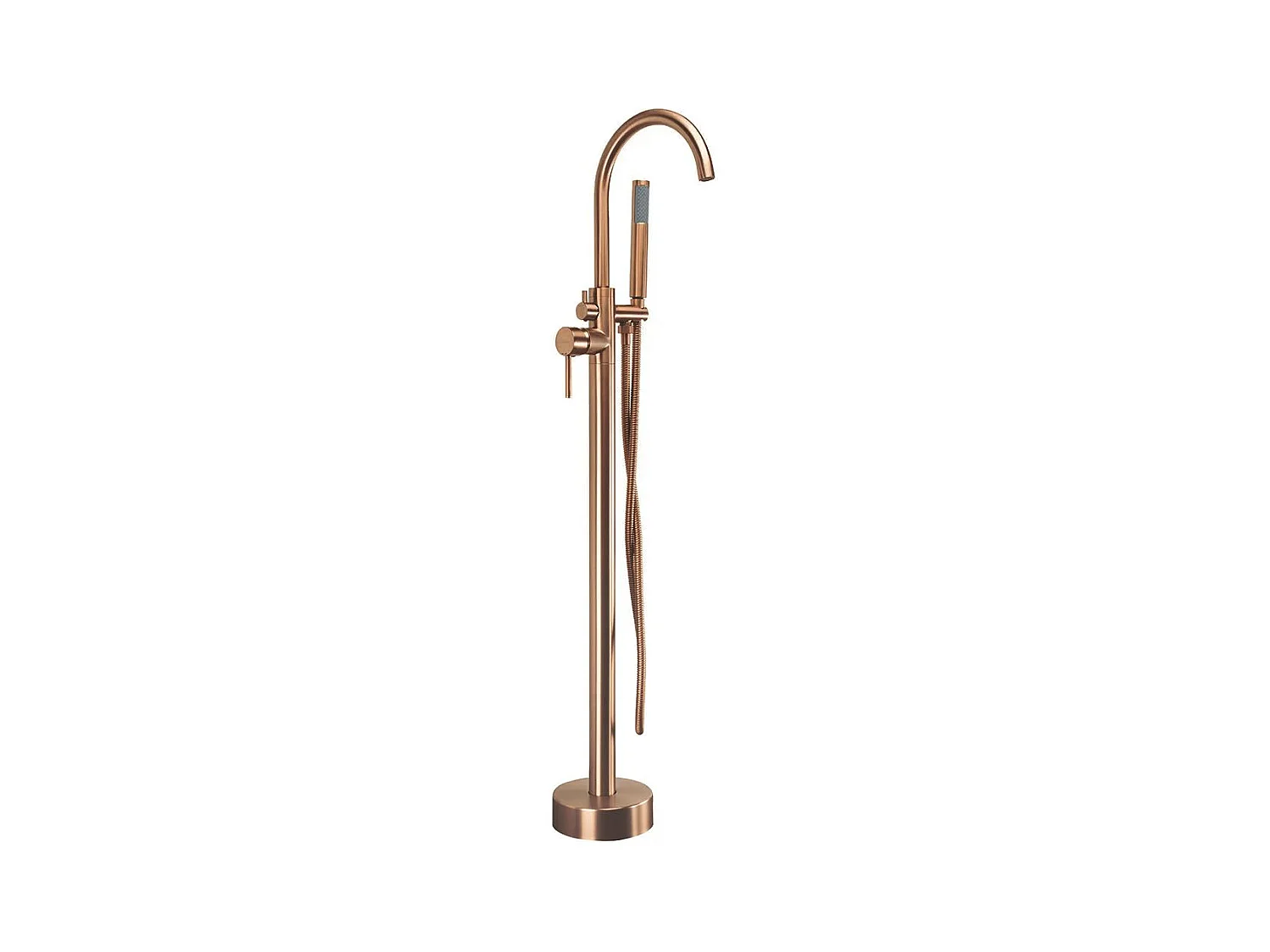 Robinet De Baignoire Sur Pied Rea Lungo Brush Copper