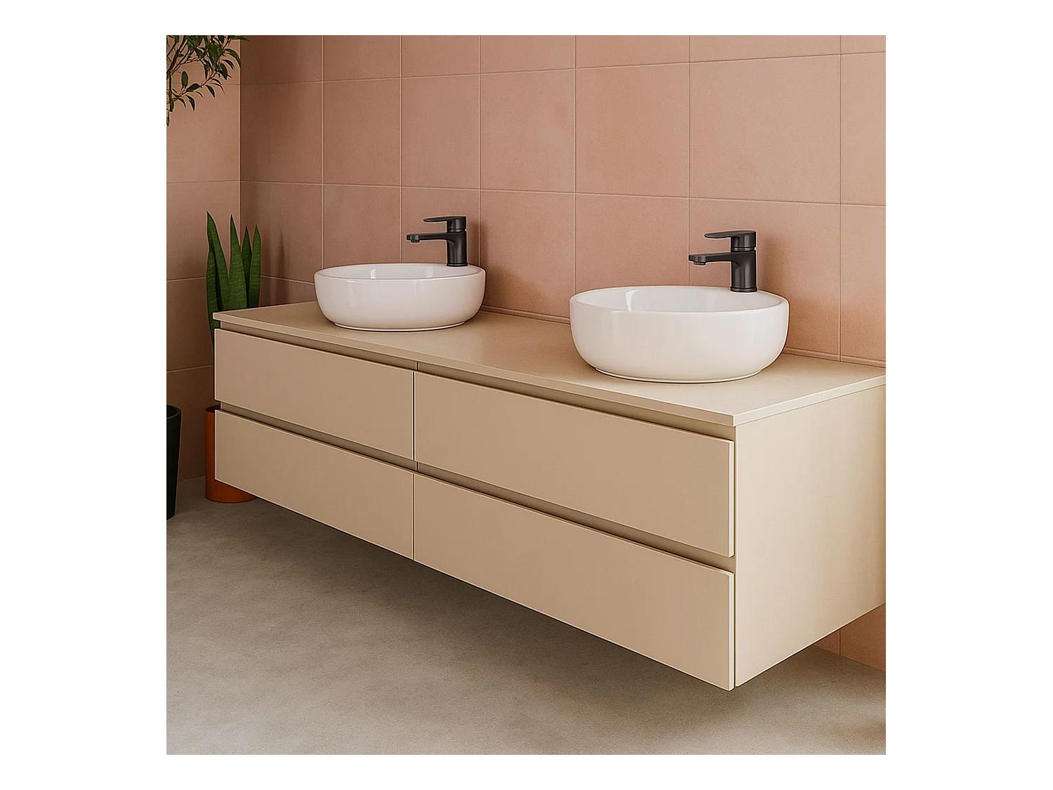 Robinet De Lavabo Rea Argus Titanium Low