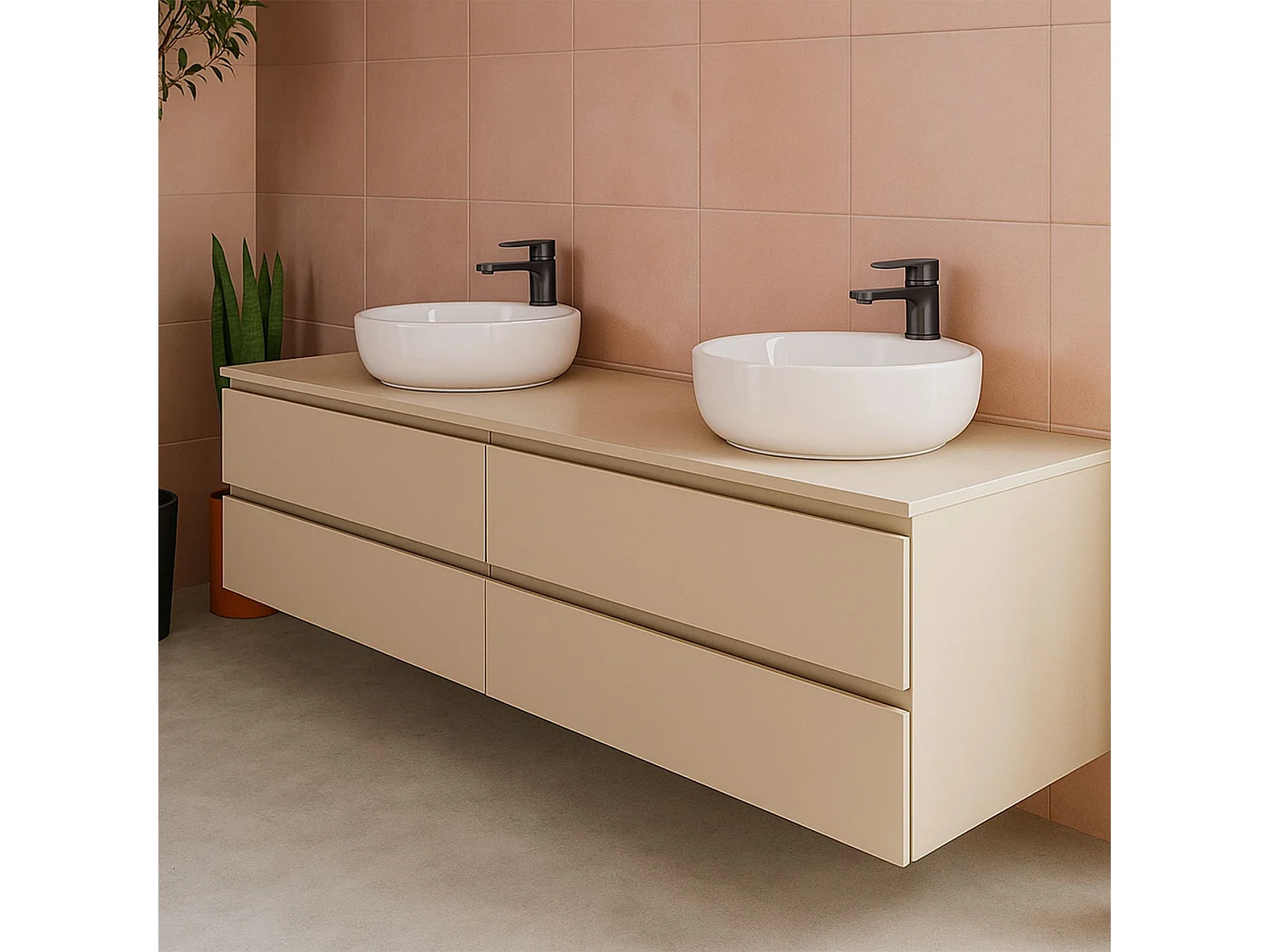 Robinet De Lavabo Rea Argus Titanium Low