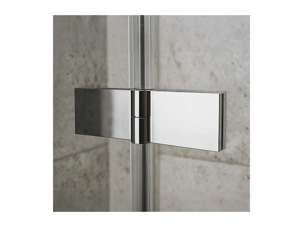 Porta De Chuveiro Rea Atlas Chrome 120 Left