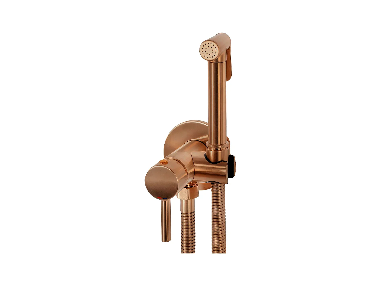 Robinet De Bidet Rea Loop Lungo Brush Copper