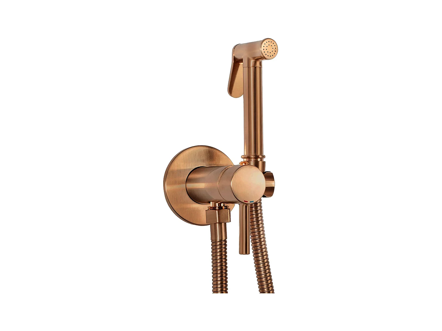 Robinet De Bidet Rea Loop Lungo Brush Copper