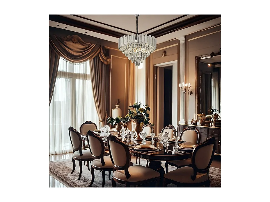 Lampe Suspendue Toolight G051-Cp Chrome 50Cm