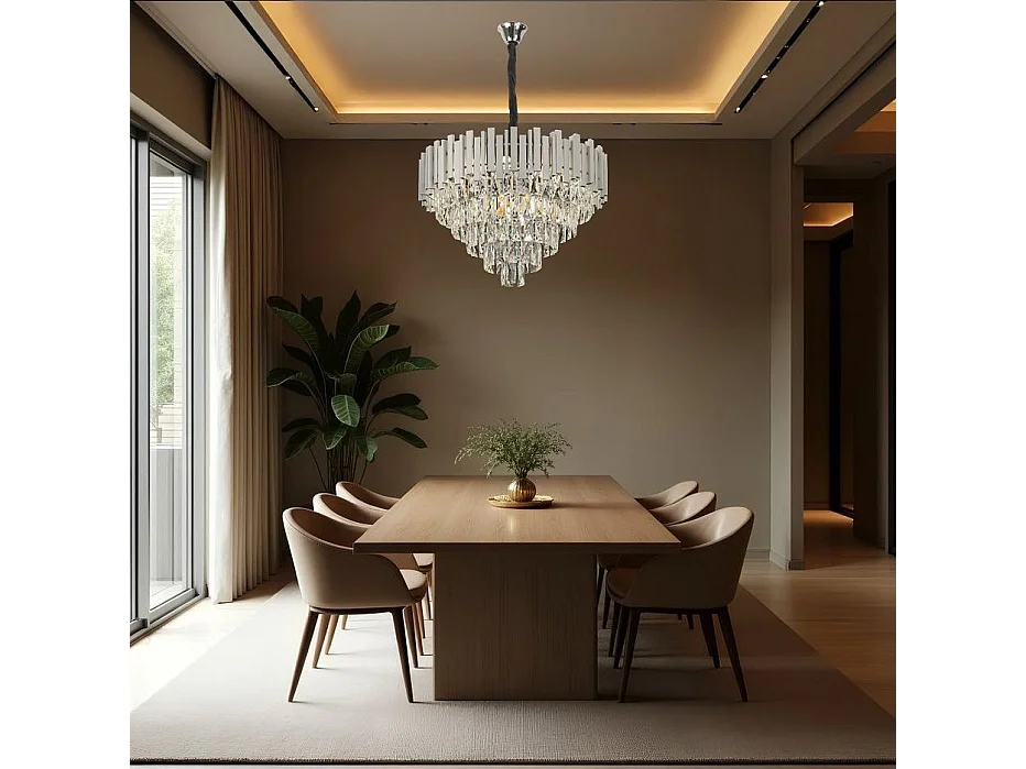 Lampe Suspendue Toolight G051-Cp Chrome 50Cm