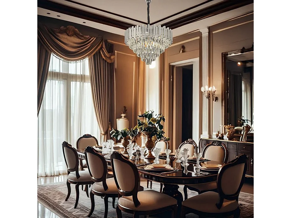 Lampe Suspendue Toolight G051-Cp Chrome 50Cm