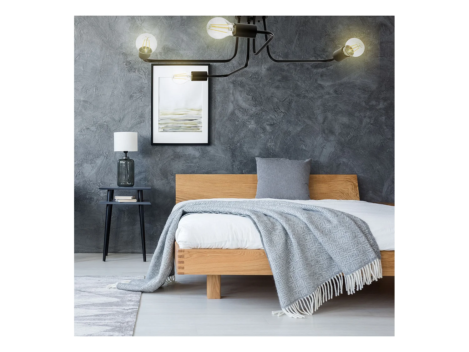 Lampe Toolight App013-4Cw Agaro Black