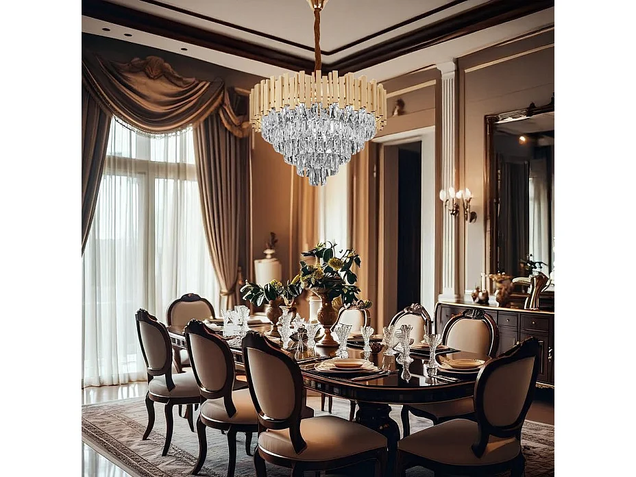 Lampe Suspendue Toolight G052-Cp Gold 60Cm