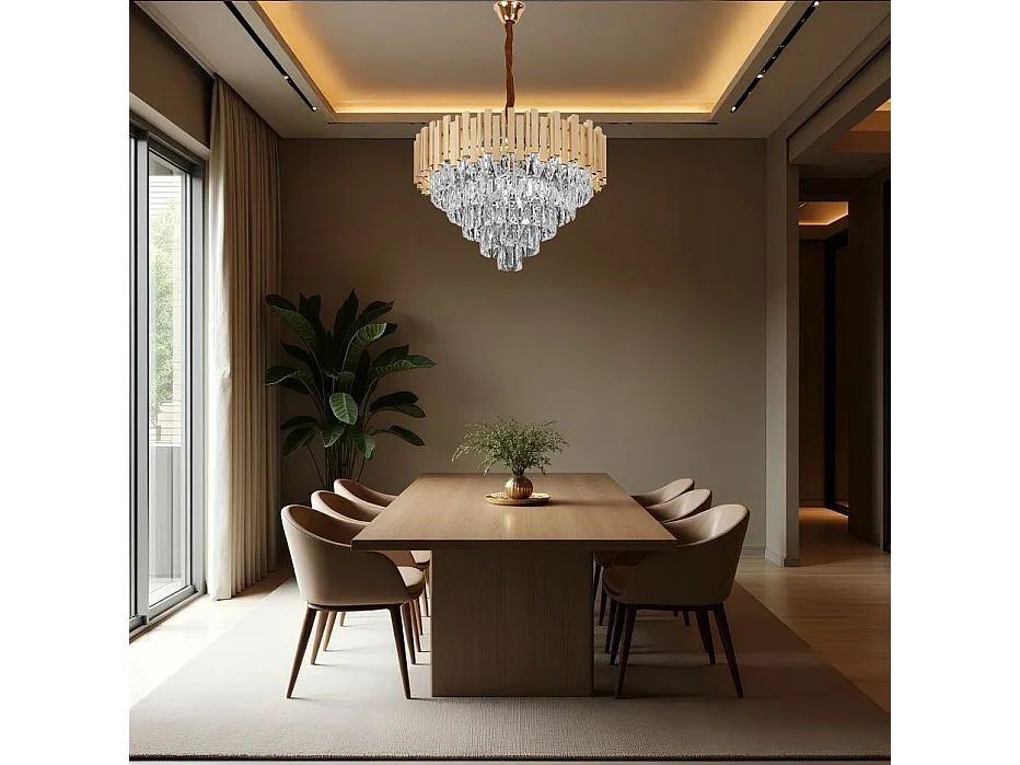 Lampe Suspendue Toolight G052-Cp Gold 60Cm