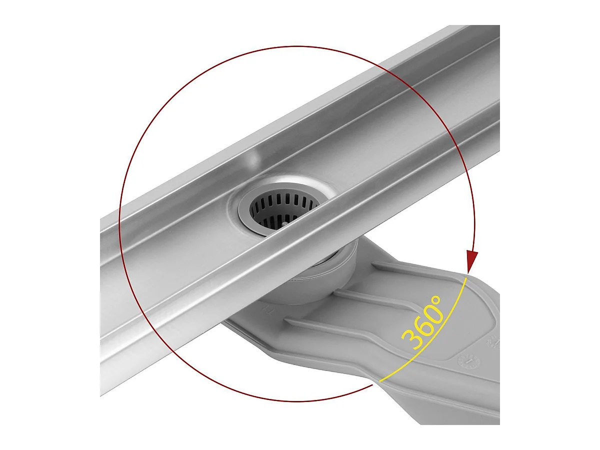 Drain Linéaire Rea Brushed 500