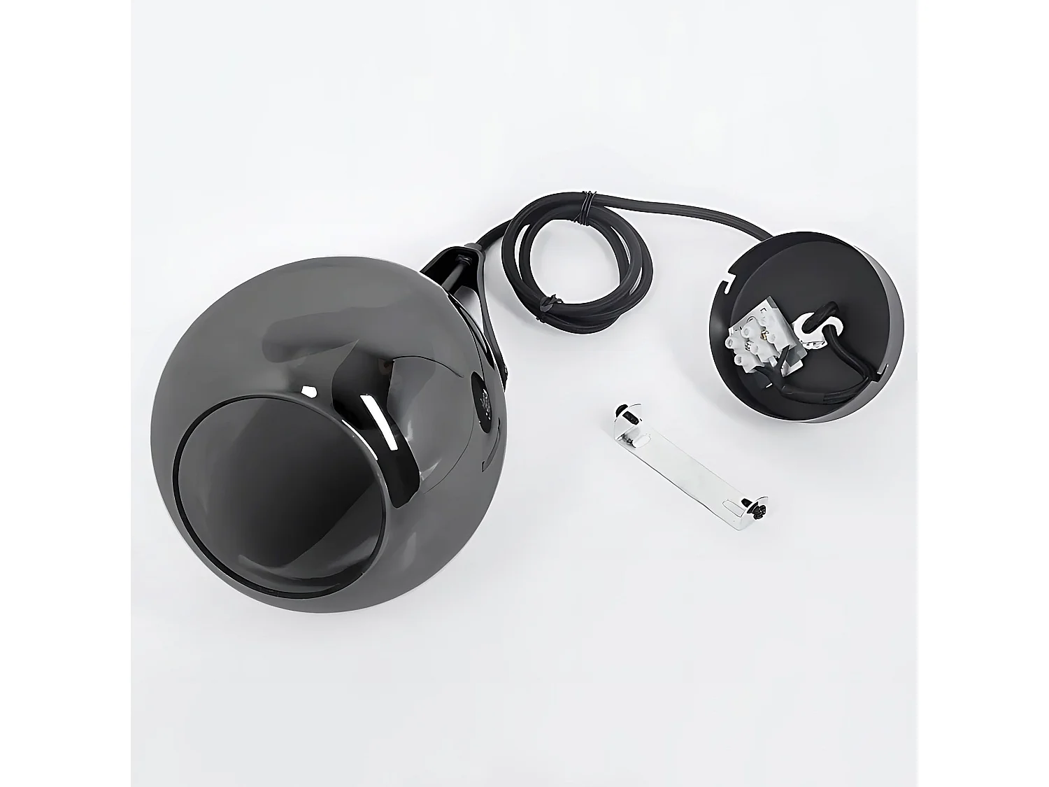 Lampe Suspendue Toolight App1774-1Cp Black Grey