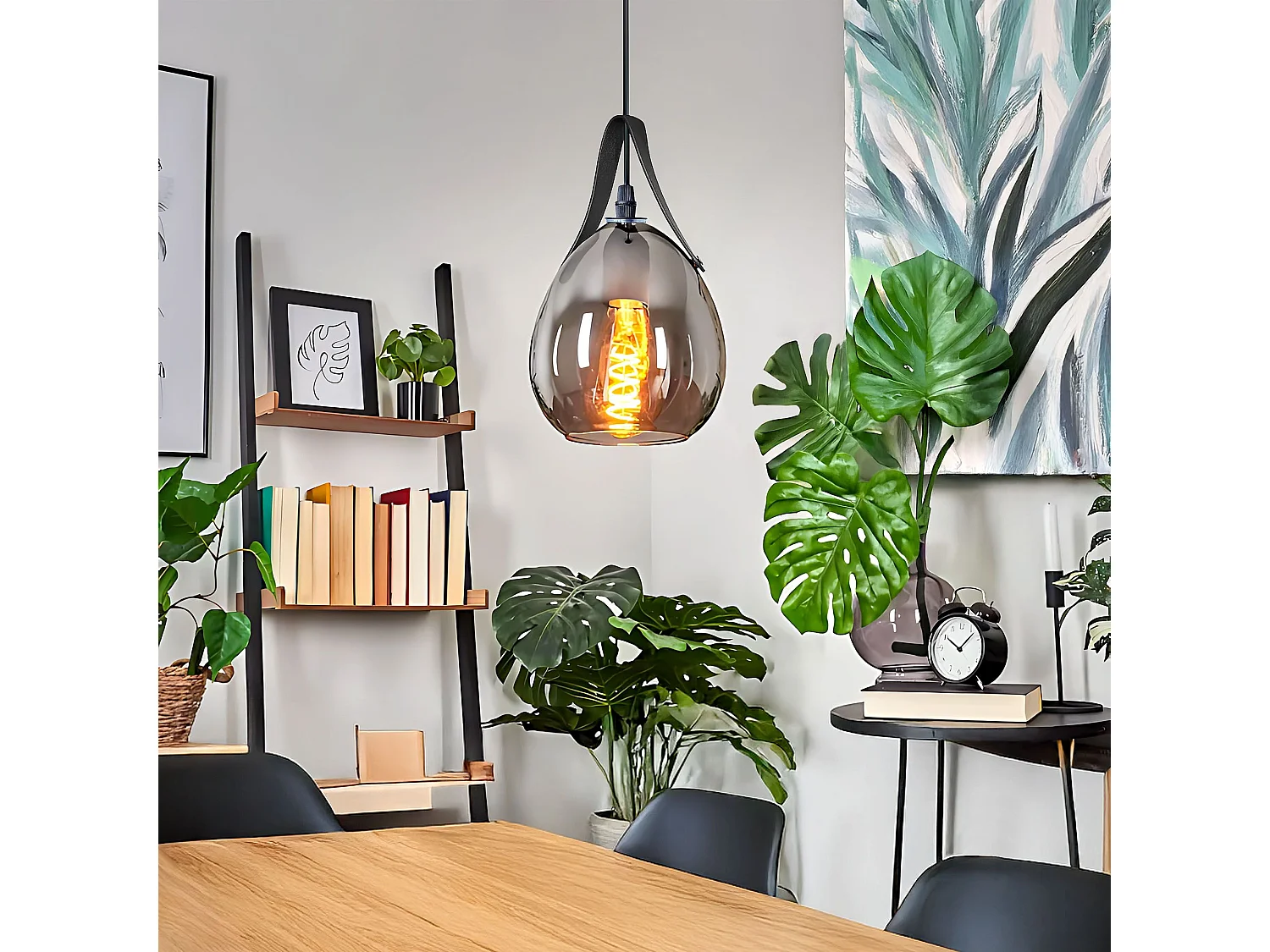 Hängelampe Toolight App1774-1Cp Black Grey