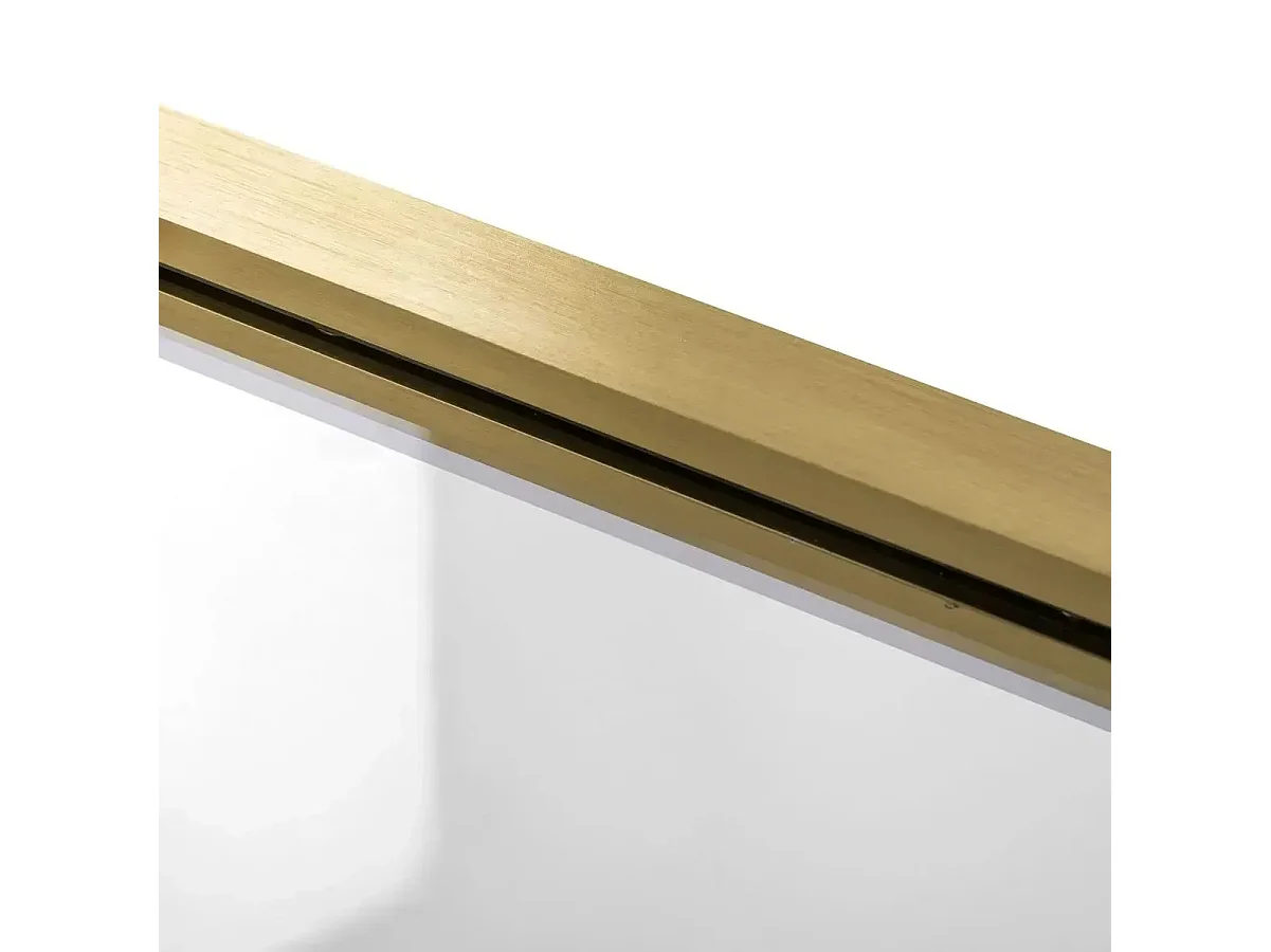 Porte De Douche Rea Atlas Brush Gold 120 Right