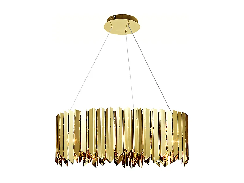 Lâmpada De Teto Toolight App1764-8Cp Gold