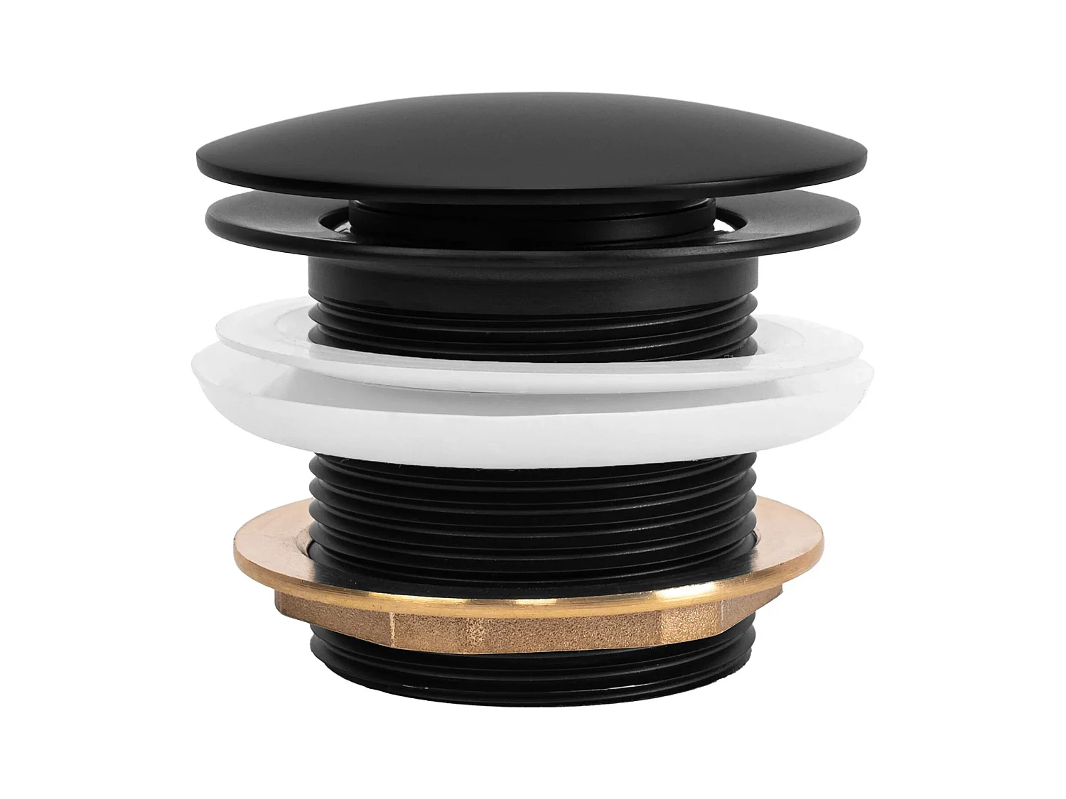 Universele Klik-Klak Badkurkstop Rea Black