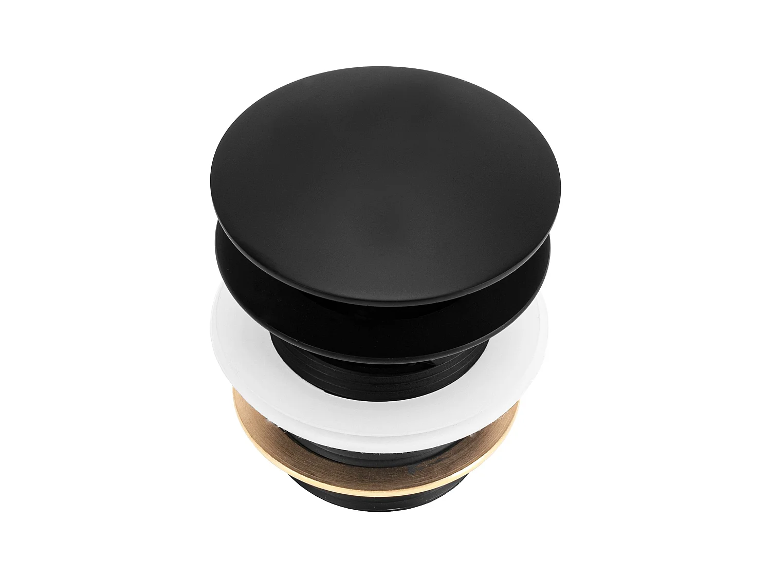 Universele Klik-Klak Badkurkstop Rea Black