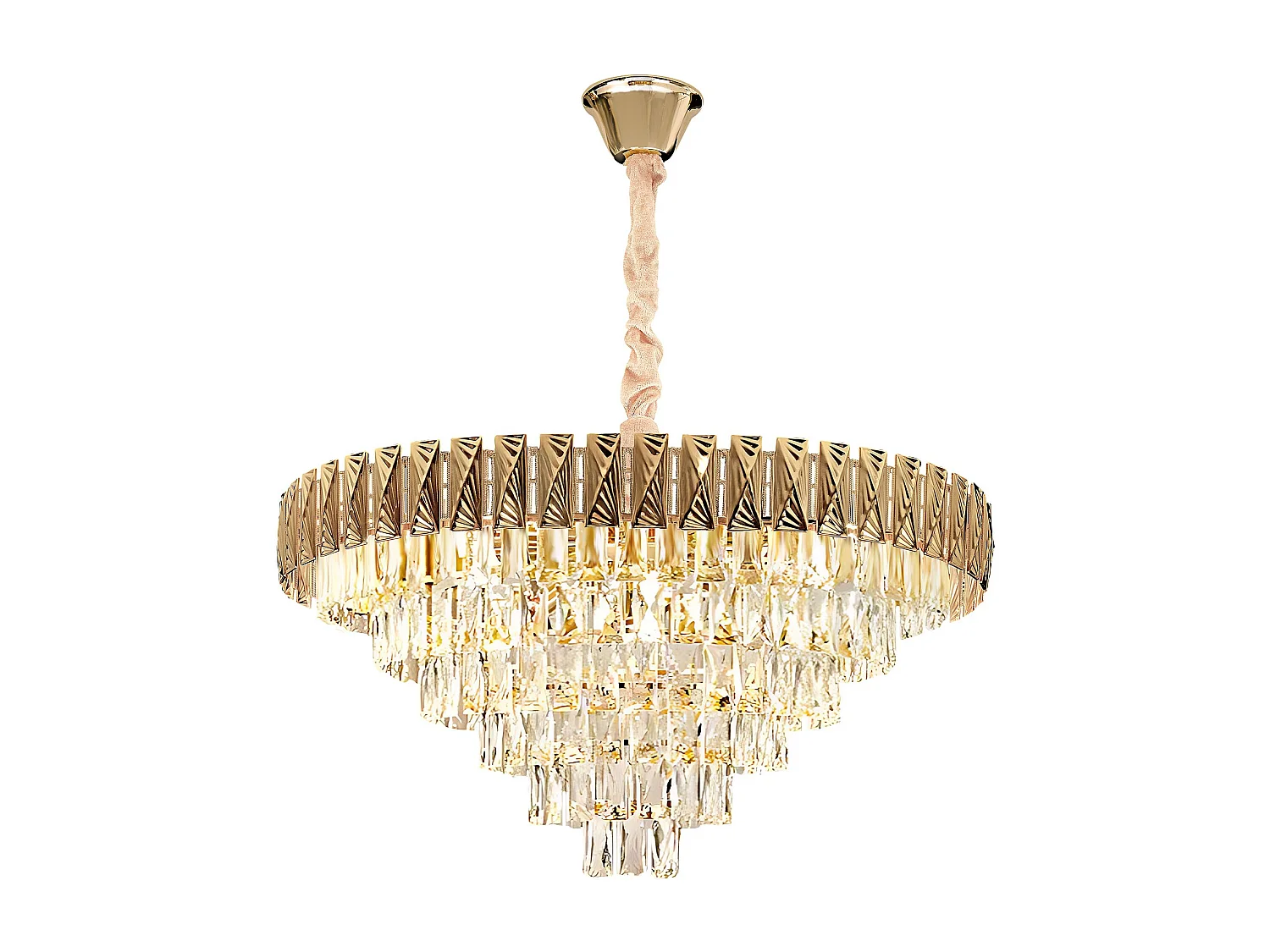 Candeeiro Suspenso Toolight G061-Cp Gold 80Cm