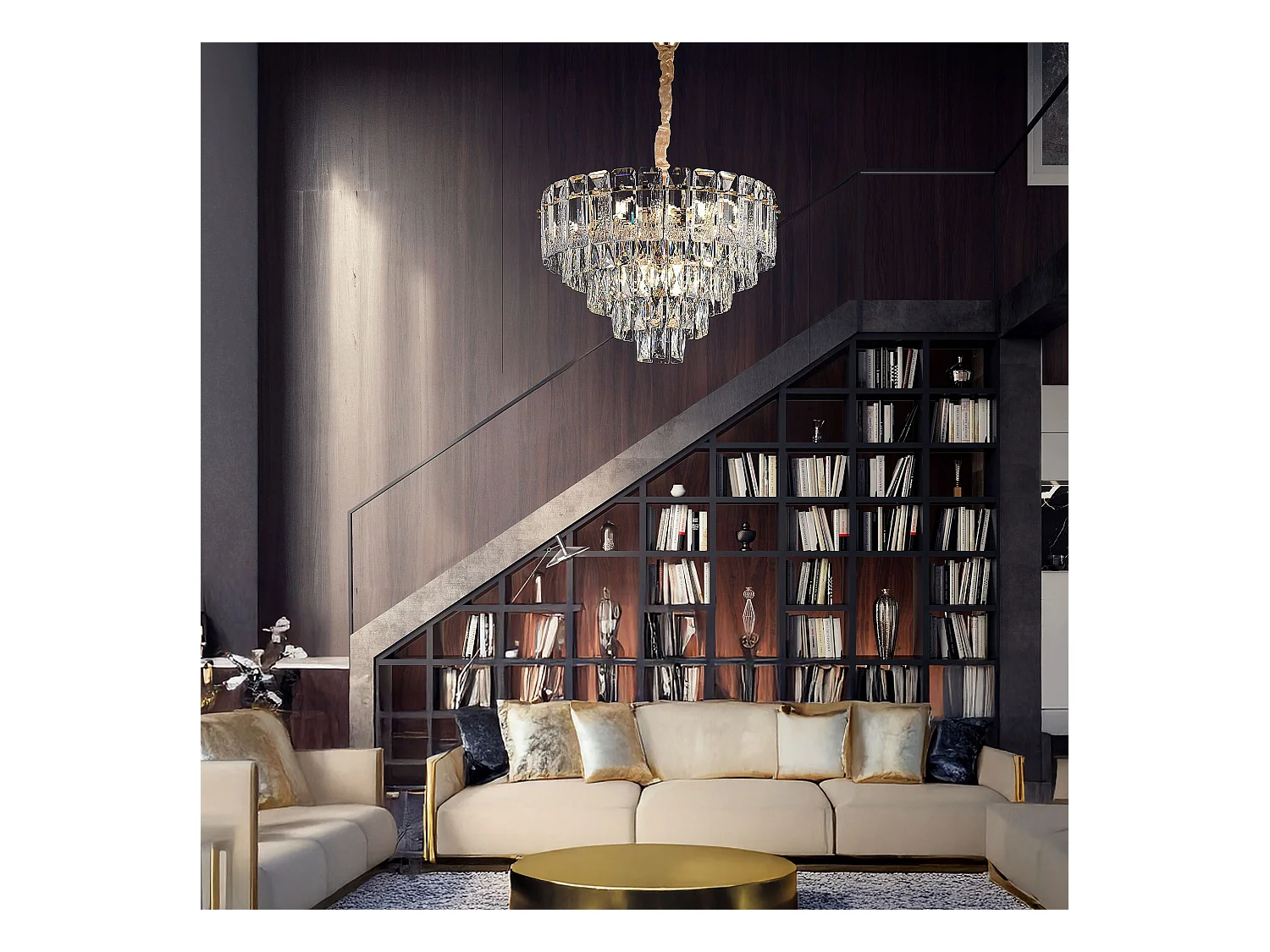 Lampe Suspendue Toolight G056-Cp 50Cm Gold