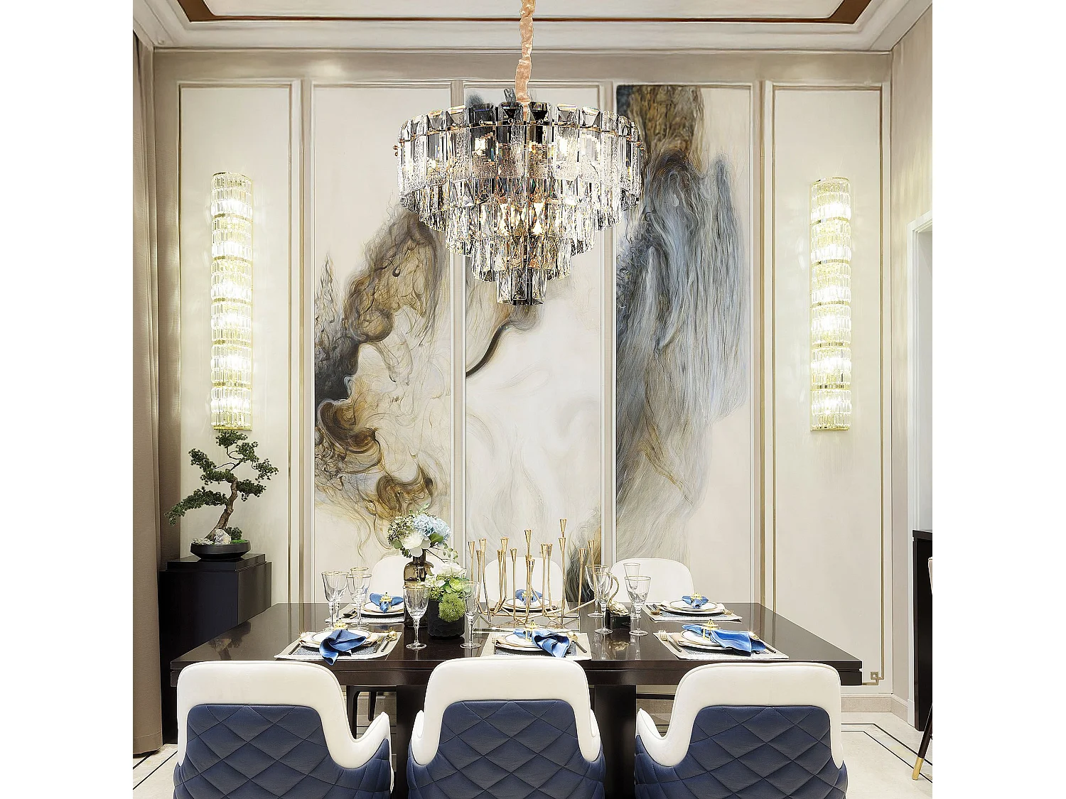 Lampe Suspendue Toolight G056-Cp 50Cm Gold