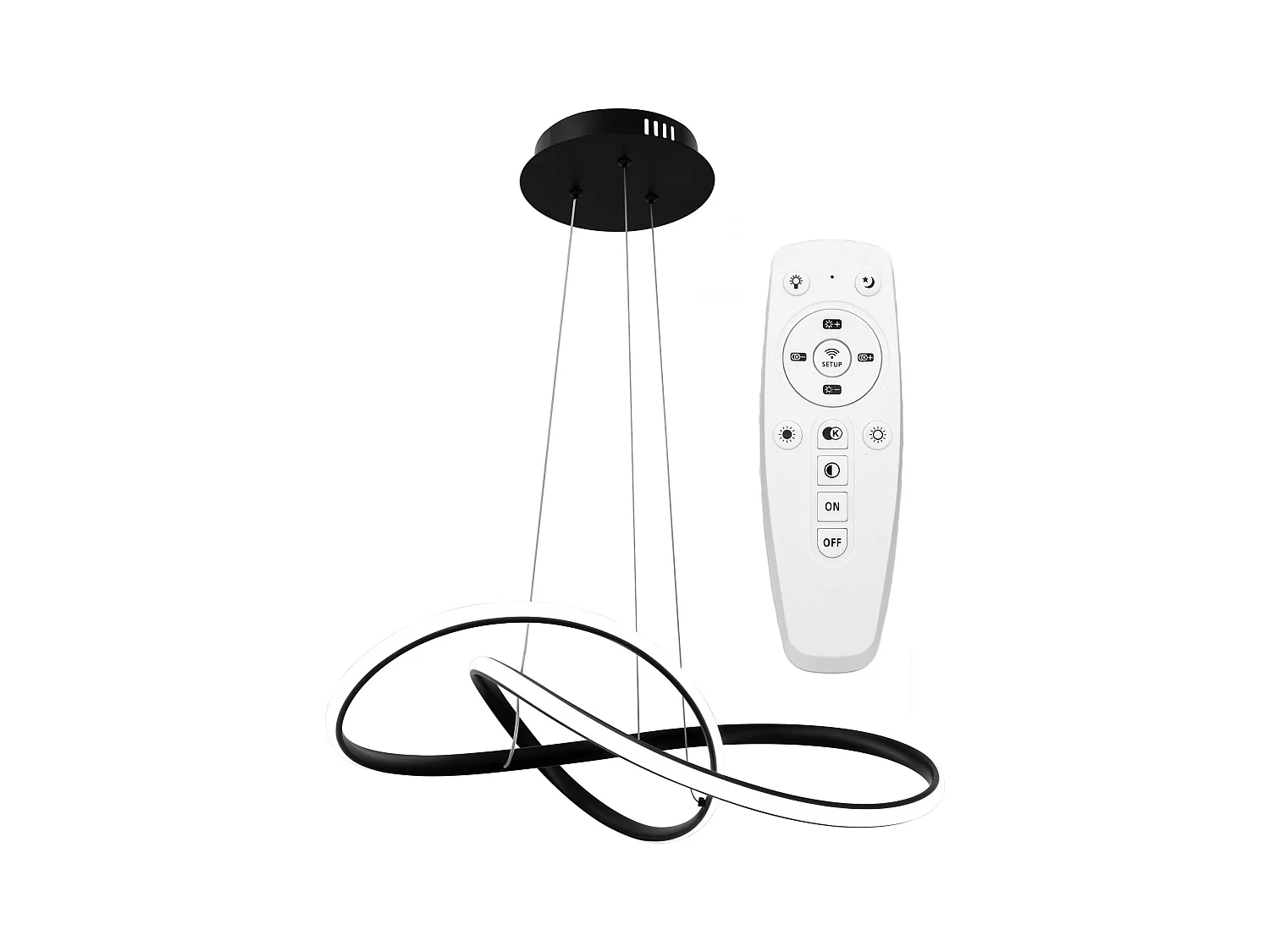 Lampe Suspendue Toolight App395-Cp Black