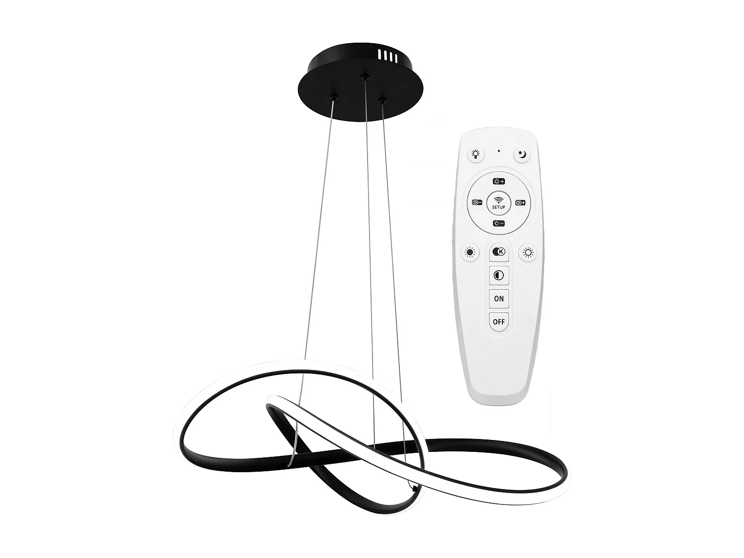 Lampe Suspendue Toolight App395-Cp Black