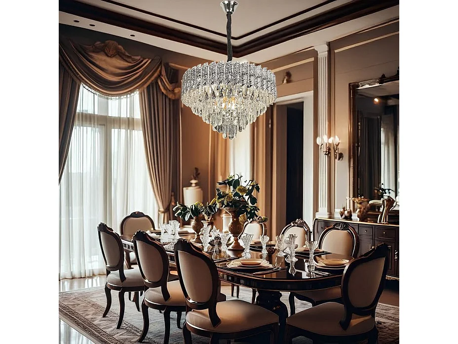 Lampe Suspendue Toolight G055-Cp Chrome 50Cm