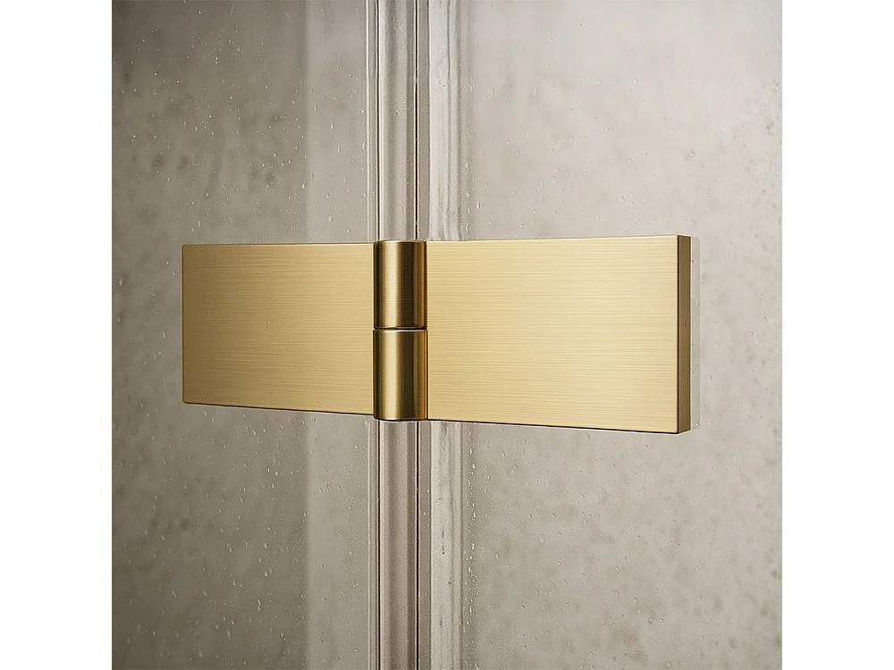 Cabine De Douche Rea Atlas Brush Gold  100X80