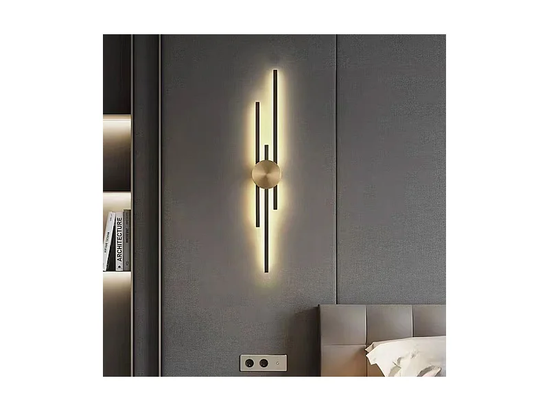 Applique Murale Led Toolight App1437-W Black Gold