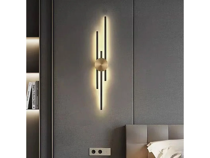 Applique Murale Led Toolight App1437-W Black Gold