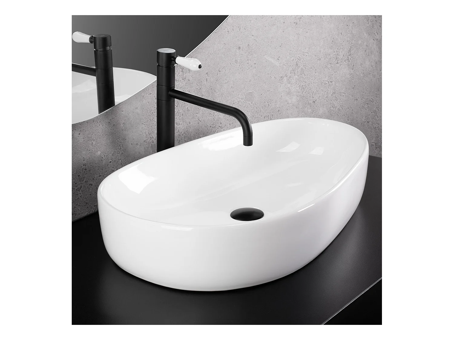 Vasque À Poser Rea Sandra White