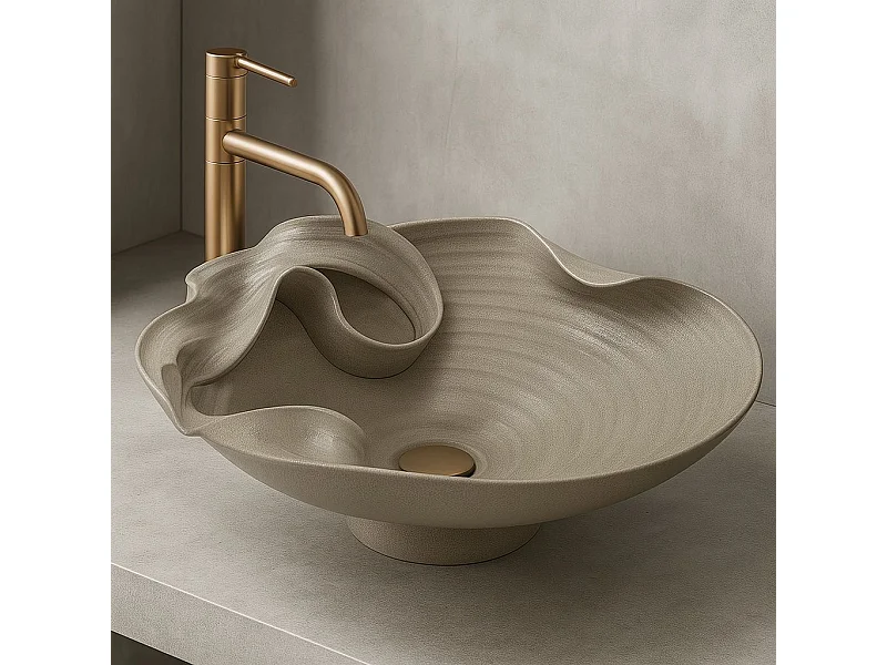 Vasque À Poser Rea Hm-12 Beige