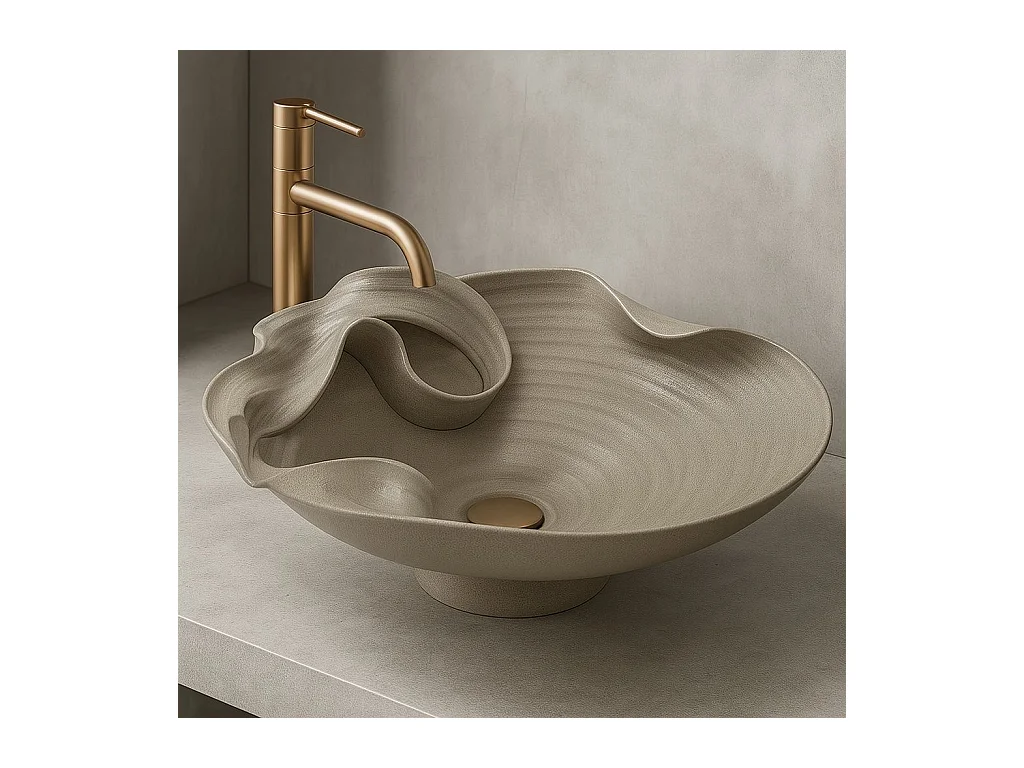 Vasque À Poser Rea Hm-12 Beige