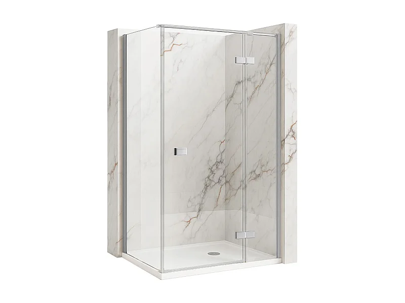 Cabina Doccia Rea Atlas  Chrome 100X100 Right