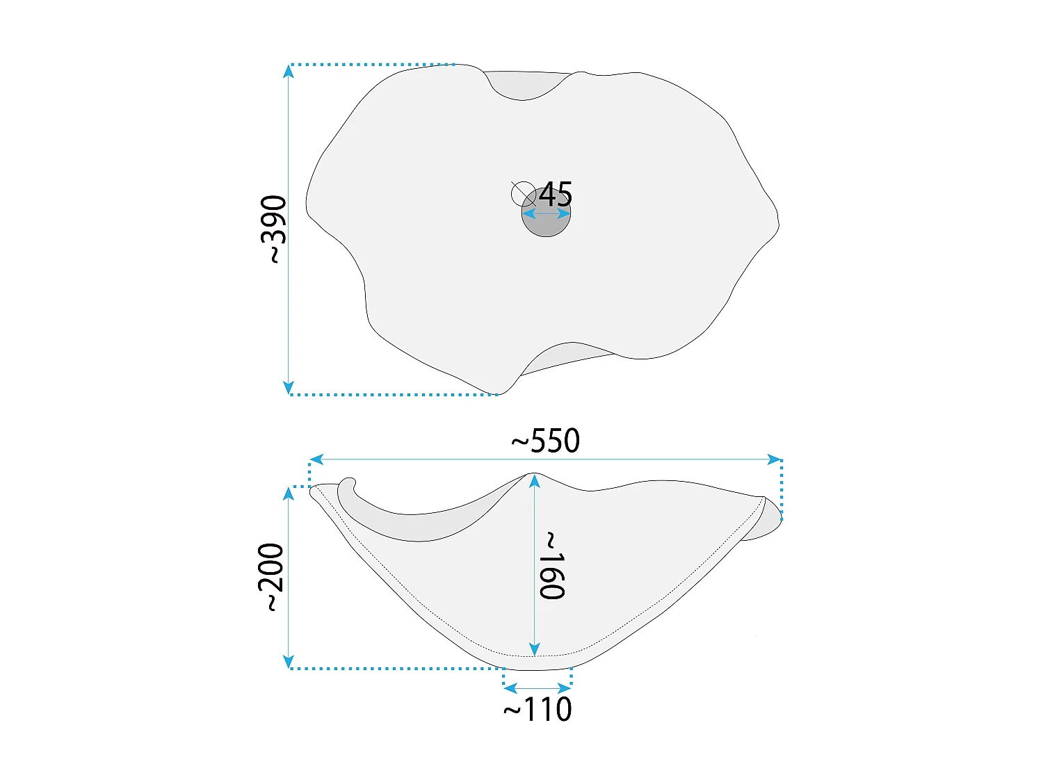 Vasque À Poser Rea Hm-02 Beige