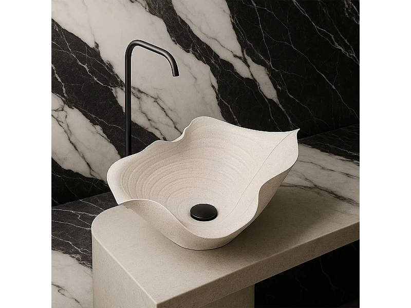 Vasque À Poser Rea Hm-02 Beige