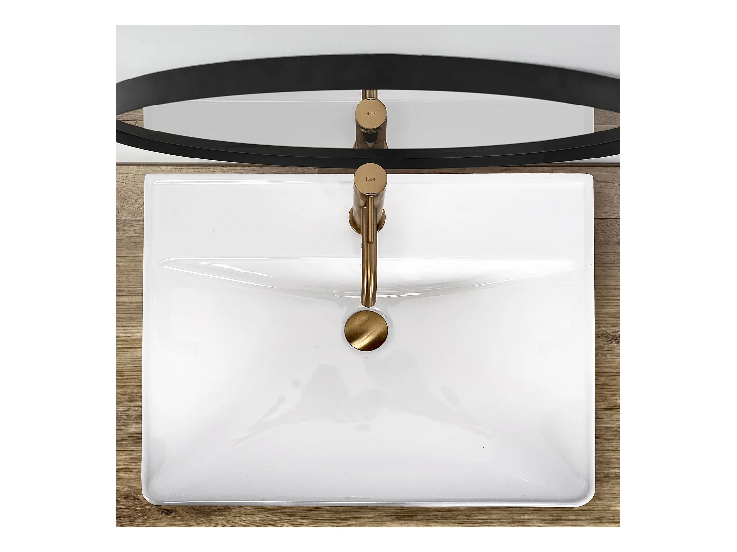 Vasque À Encastrer Rea Alisha White