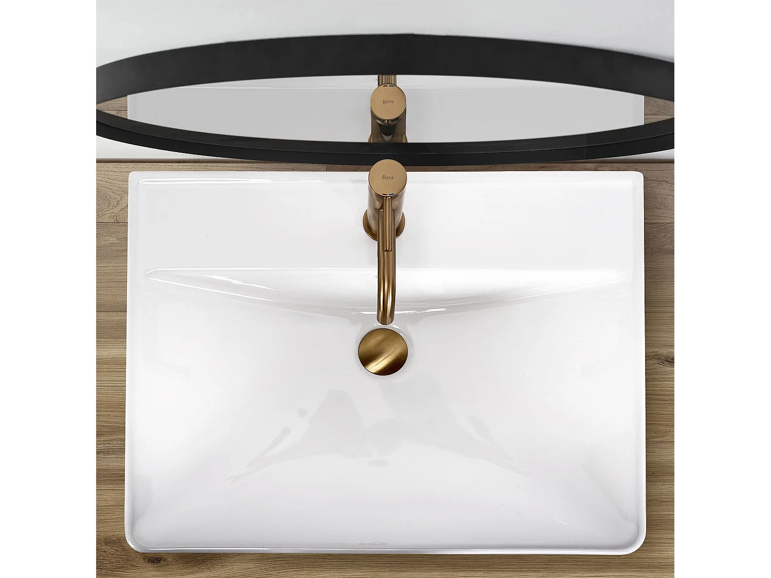 Vasque À Encastrer Rea Alisha White