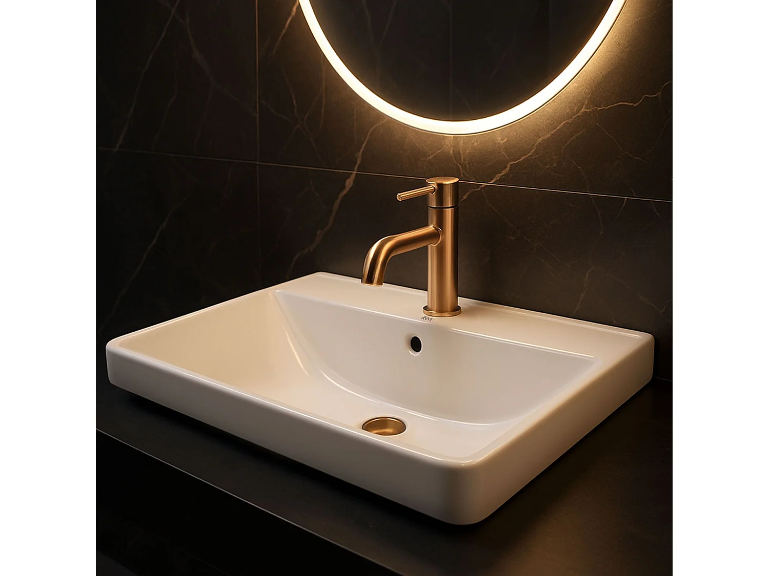 Vasque À Encastrer Rea Alisha White