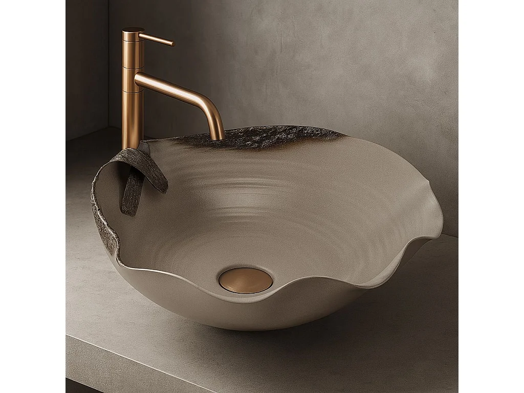 Vasque À Poser Rea Hm-22 Beige