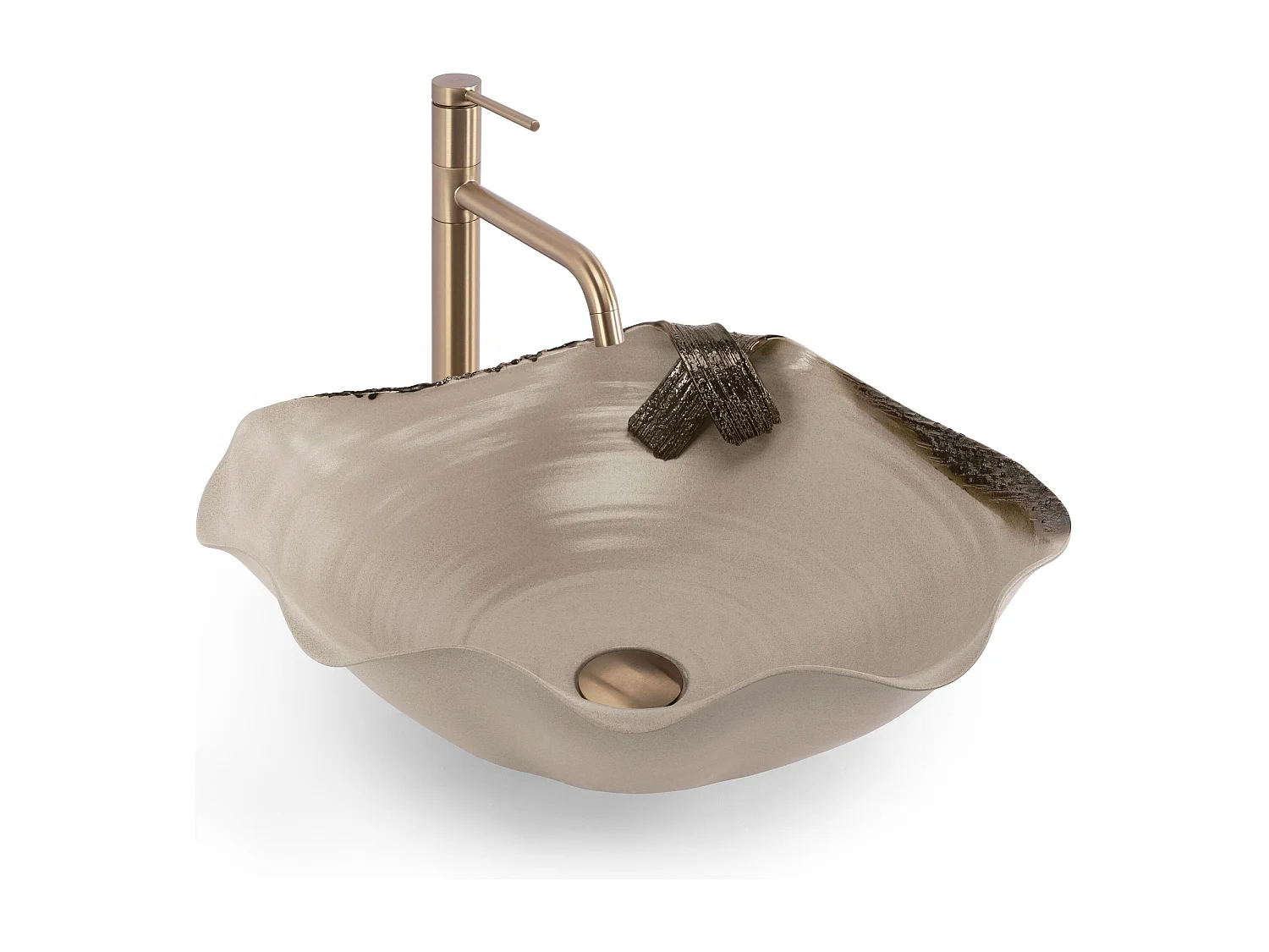 Vasque À Poser Rea Hm-22 Beige