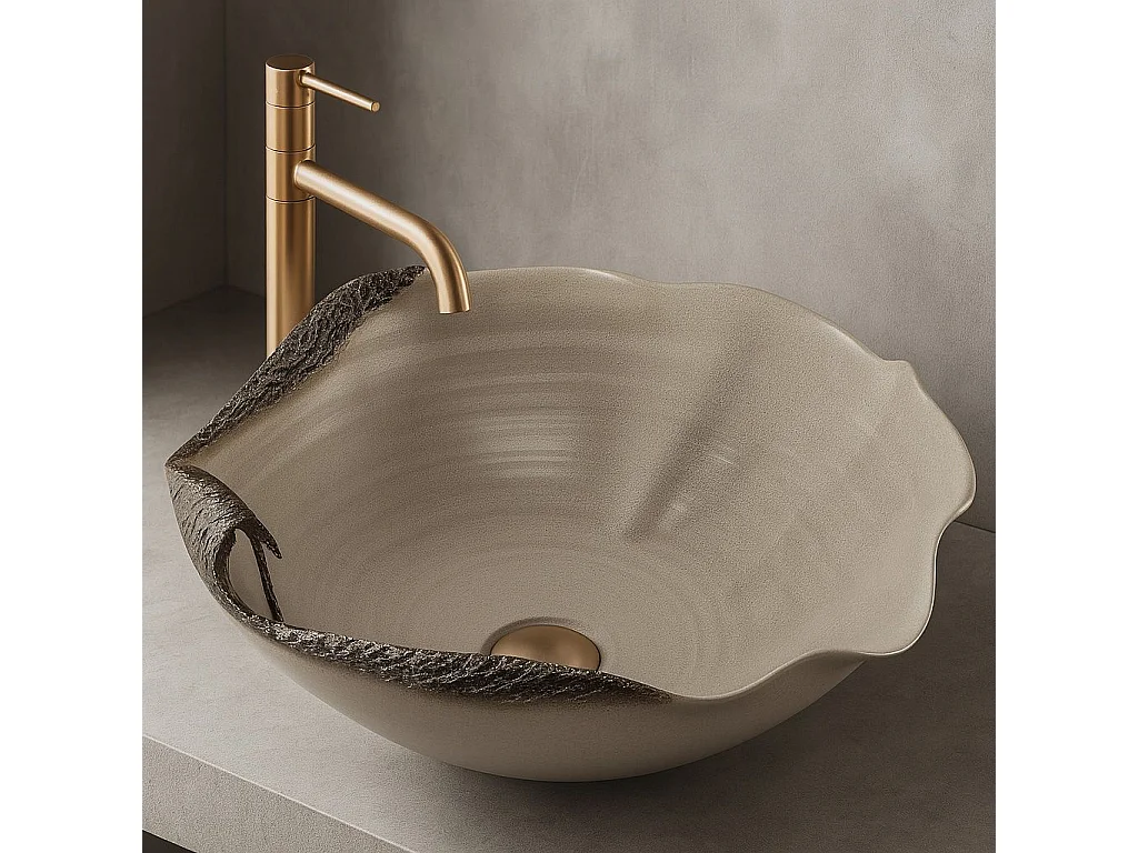 Vasque À Poser Rea Hm-22 Beige