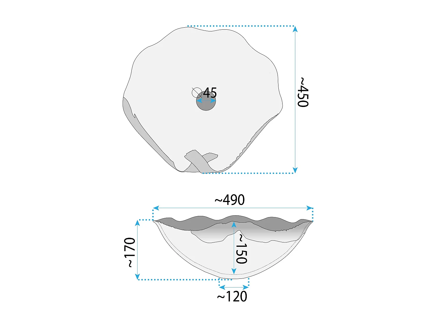 Vasque À Poser Rea Hm-22 Beige