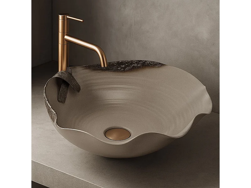 Vasque À Poser Rea Hm-22 Beige