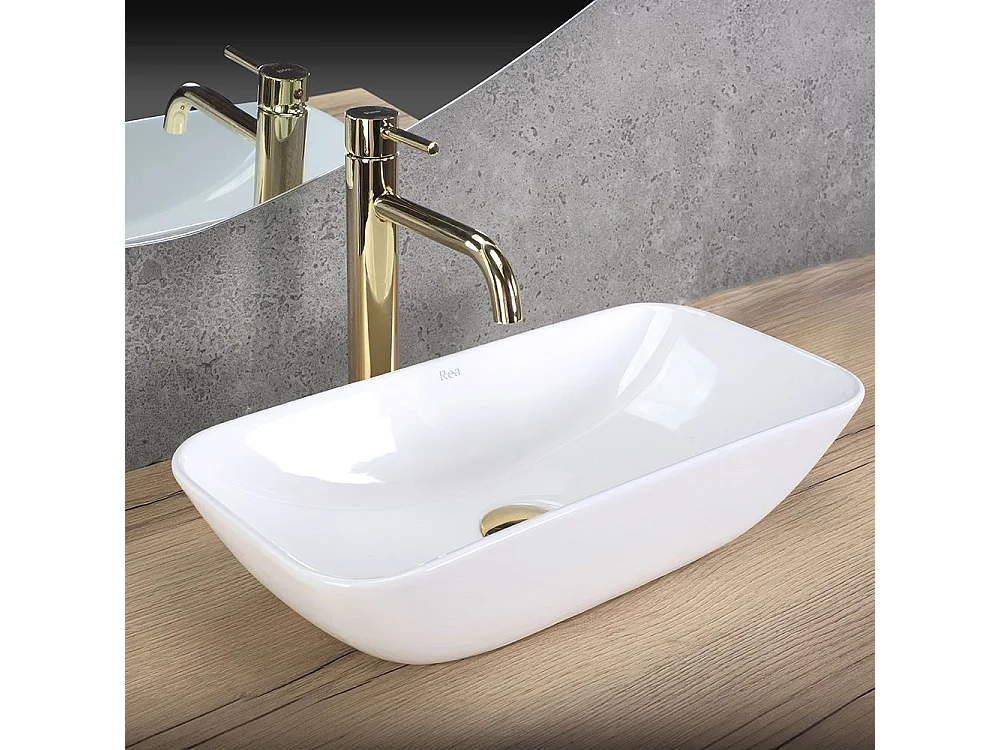 Vasque À Poser Rea Maria White