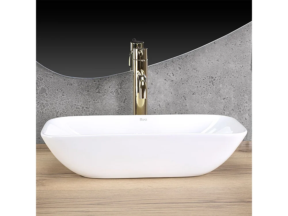 Vasque À Poser Rea Maria White