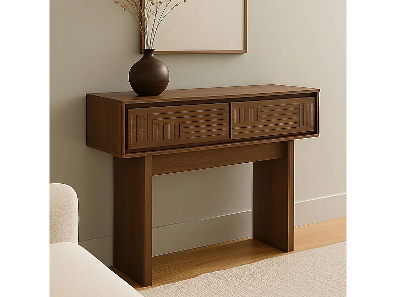 Stolik konsolowy MCW-O31,  brązowy