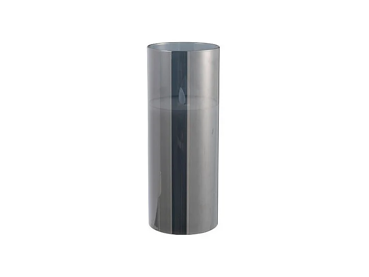 Lampara led brillante cristal gris Alt. 25 cm