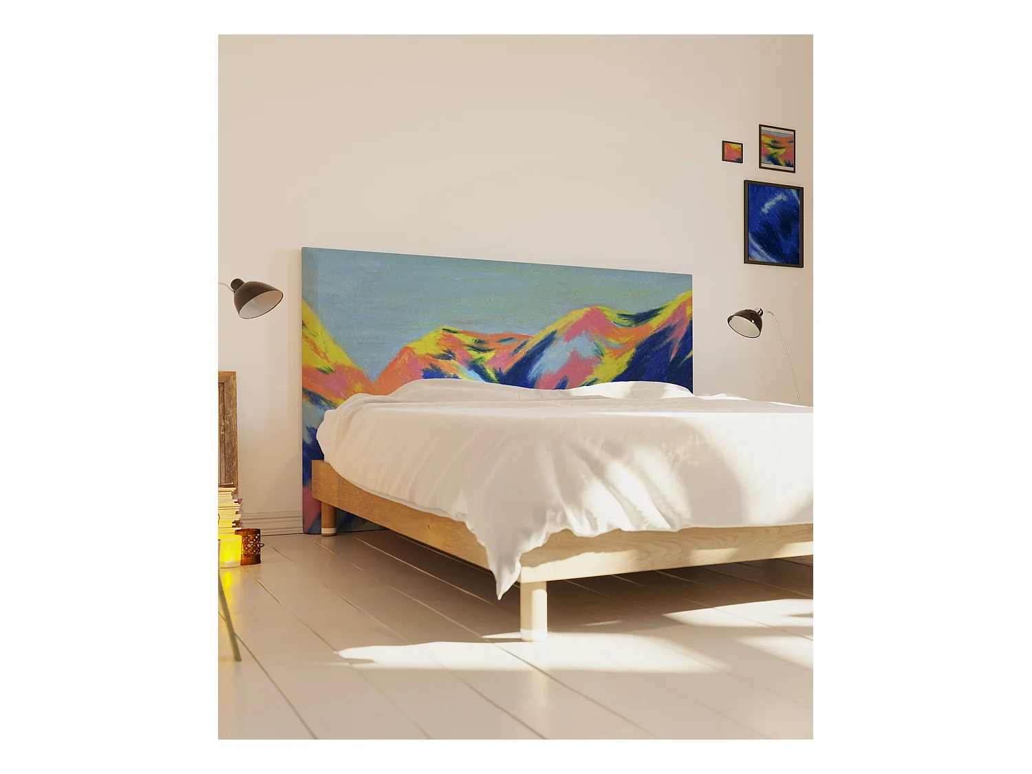 BELLECOUR LITERIE | Tête de lit déhoussable LES ADRETS 140x110 cm